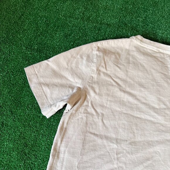 Zara Classic Fit Solid Beige Short Sleeve Crewneck Essential Tee T-Shirt Size S - Picture 12 of 13